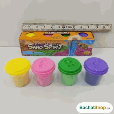 Sand Art Play Clay (4 tubs)