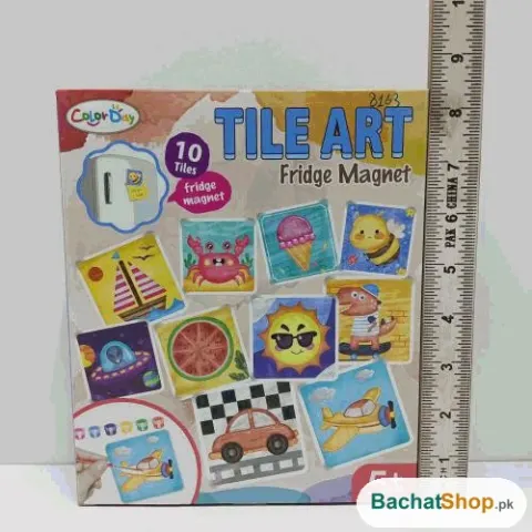 Tile Art Fridge Magnet Craft