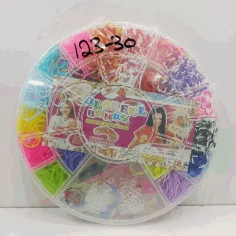 Round Wheel Loom Bands DIY Bracelet Craft Set