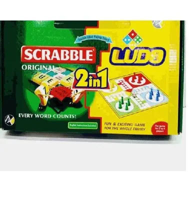 Scrabble & Ludo 2-in-1 Board Game