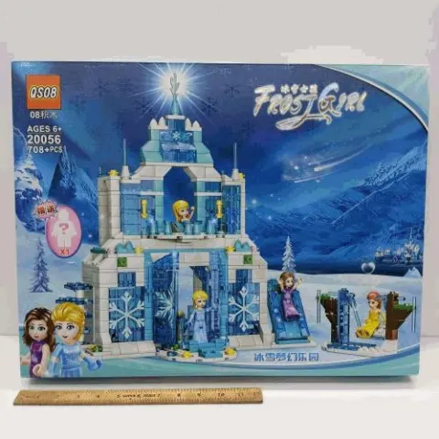 Frozen Ice Castle Building Blocks Set 708 Pieces