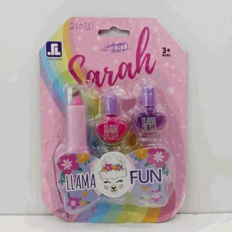 Kids Play Nail Polish Set — Peelable Llama Fun