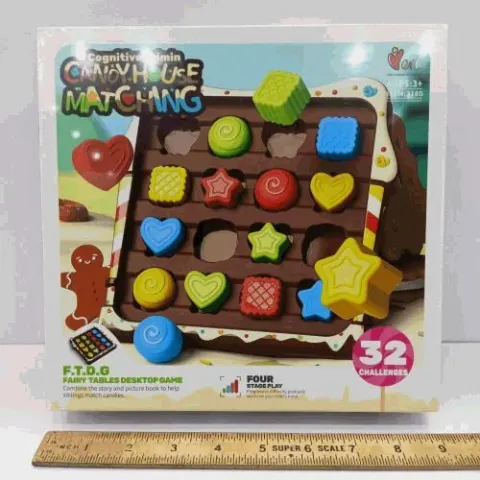 Candy House Shape Matching Learning Game