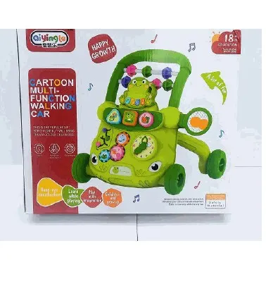 Cartoon Multi-Function Baby Walker Activity Car