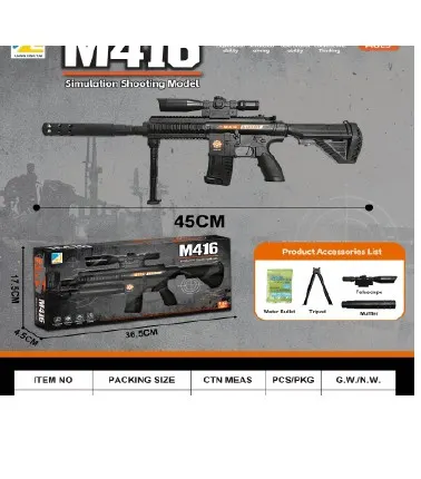 M416 Gel Ball Blaster With Scope And Tripod