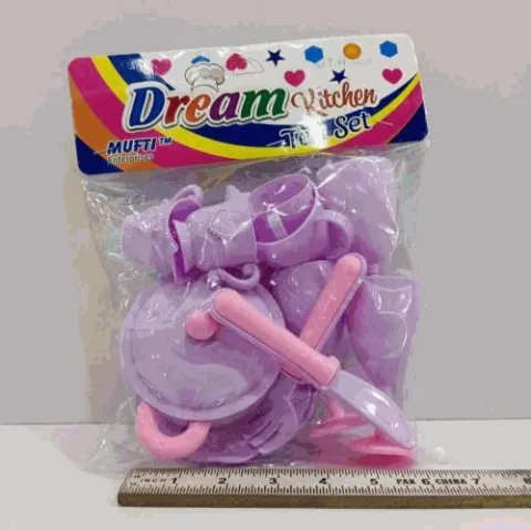 Purple Kitchen Cooking Play Set