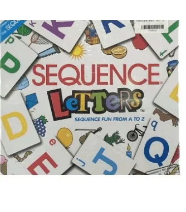 Sequence Letters Alphabet Learning Card Game