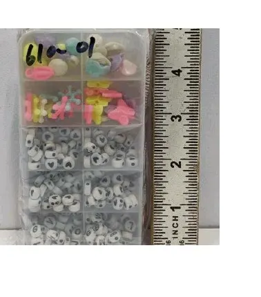Alphabet And Shapes Beads Craft Box