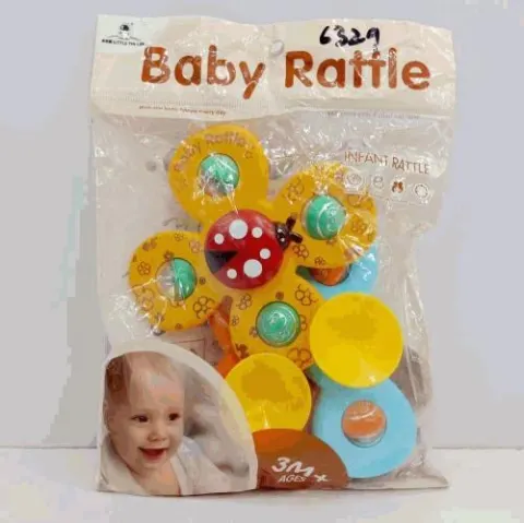 Baby Rattle Flower Spinner Set