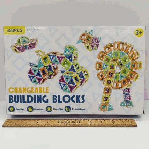 Changeable Geometric Building Blocks 388 Pieces