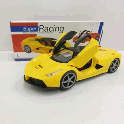 Super Racing Sports Car With Open Doors