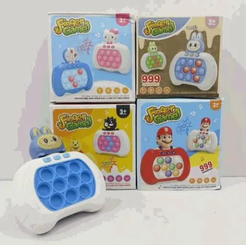 Handheld Push Pop Quick Reaction Game