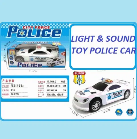 Light And Sound Toy Police Car