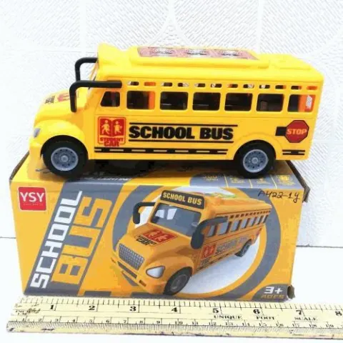 Yellow School Bus Toy Vehicle