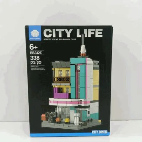 City Life Street Scene Building Blocks Set — City Diner