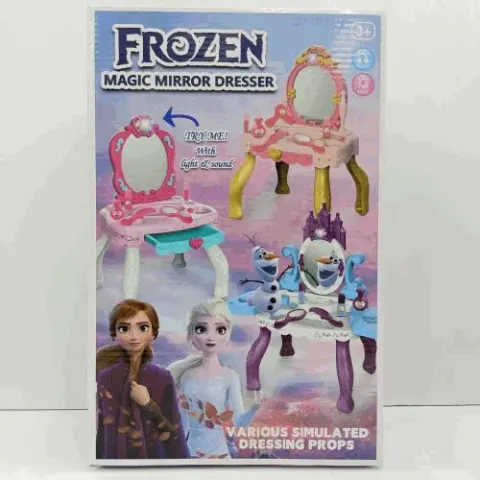 Magic Mirror Dresser Play Set With Light-Up Wand