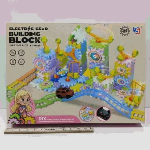 Electric Gear Building Block Creative Puzzle Set