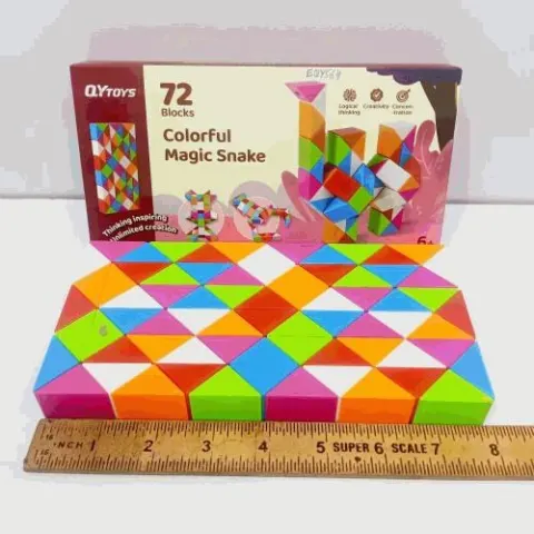 Colorful Magic Snake 72 Blocks Puzzle
