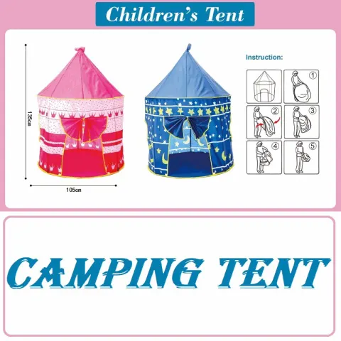 Kids Castle Play Tent Camping Playhouse