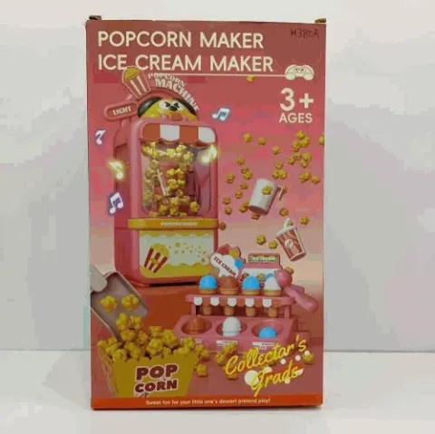 Popcorn And Ice Cream Maker Playset