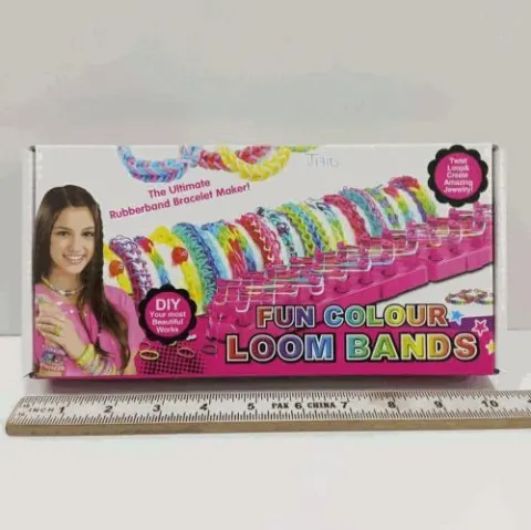 Fun Colour Loom Bands Bracelet Making Kit