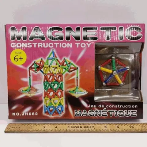 Magnetic Construction Sticks & Balls Toy Set