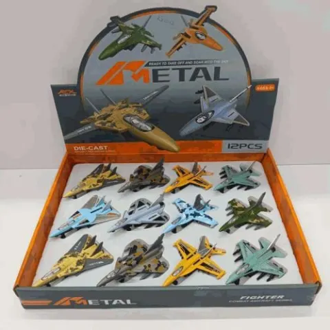 Die-Cast Metal Fighter Jet Model Set
