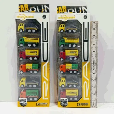 Race Series Die-Cast Construction Trucks
