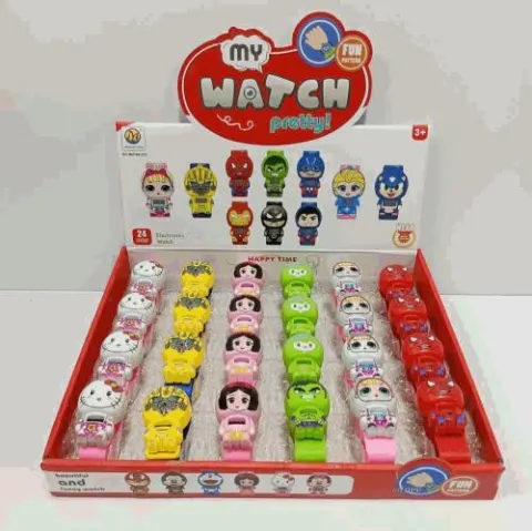 Kids Cartoon Character Toy Watch Set