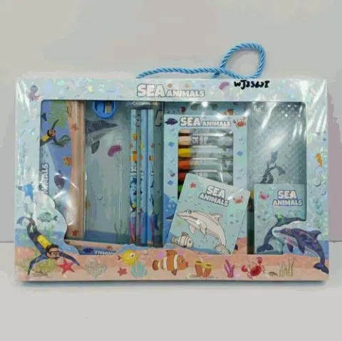 Sea Animals Stationery Gift Set For Kids