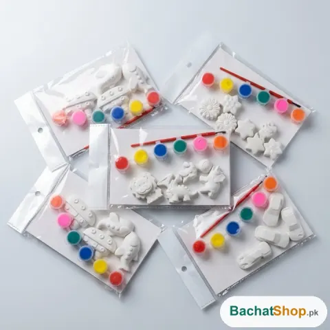 Water Colour Plaster Painting Set + Brush