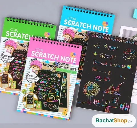 Scratch Art Notebook for Kids