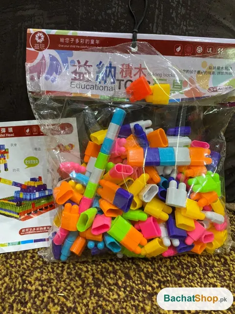 Interlocking Linking Stick Building Blocks Set