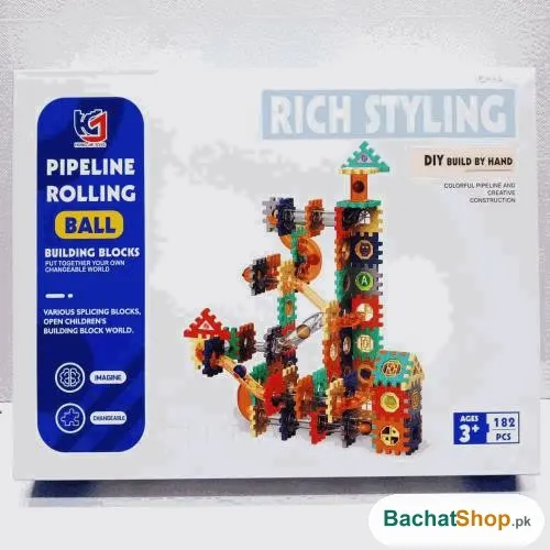 Pipeline Rolling Ball Building Set