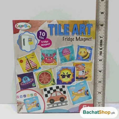 Tile Art Fridge Magnet Craft