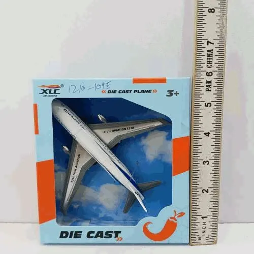 Die-Cast Passenger Plane Boxed Model