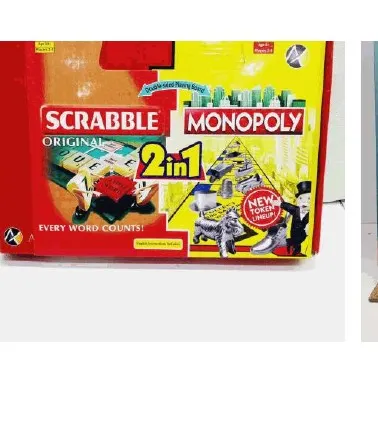 Scrabble & Monopoly 2-in-1 Board Game