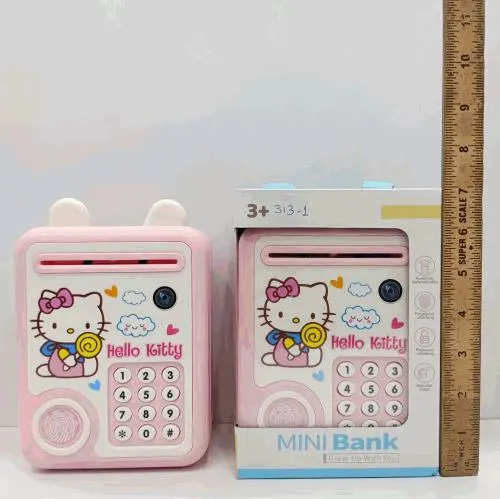Hello Kitty Kids Money Bank — Password ATM Piggy Bank