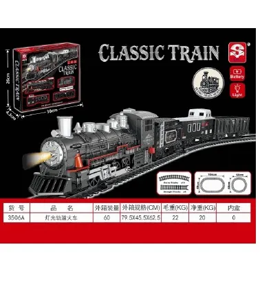 Classic Train Set With Lights And Sound