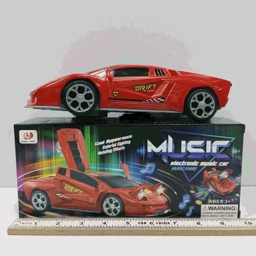 Electric Music Sports Car With Lights