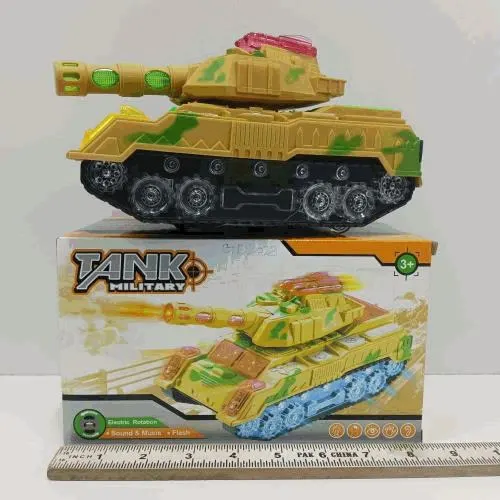 Military Combat Tank Toy With Lights