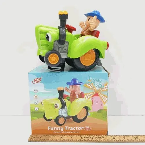 Funny Farm Tractor Toy With Farmer
