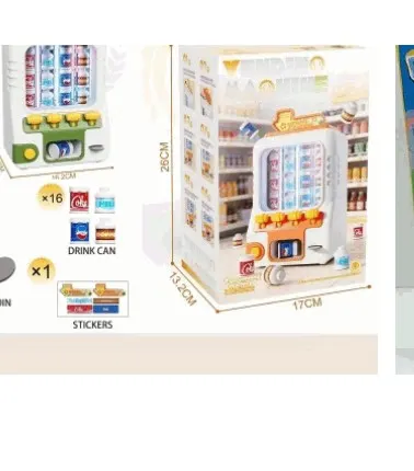 Deluxe Drink Vending Machine Playset
