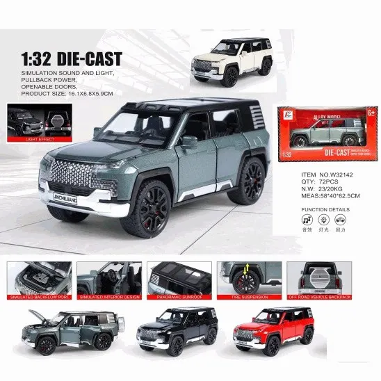 Die-Cast Full-Size SUV Model 1:32