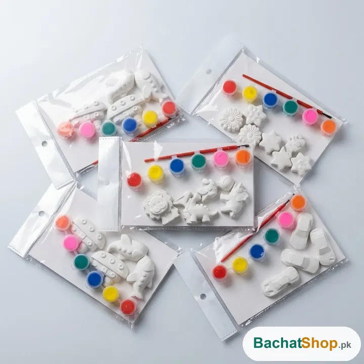 Water Colour Plaster Painting Set + Brush