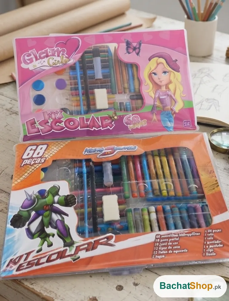 68-Pc Colour Kit (PVC Box)